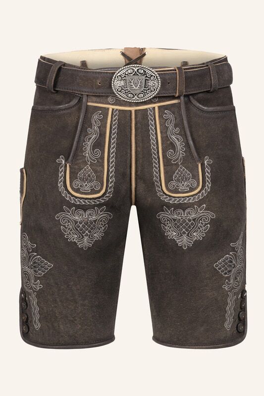 Lederhose Vinc mit Gürtel