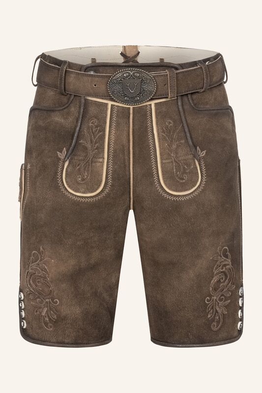 Lederhose Jendrik mit Gürtel