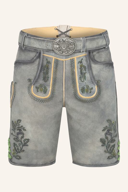 Lederhose Charlie mit Gürtel