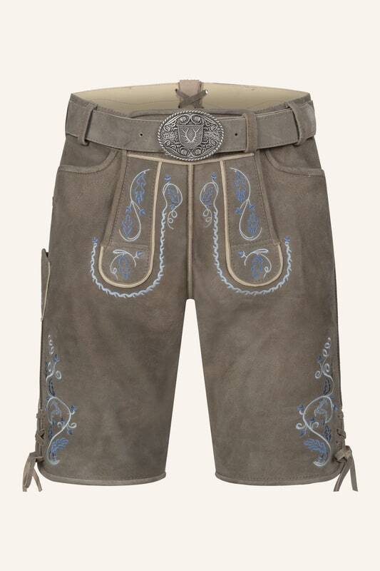 Lederhose Malik mit Gürtel