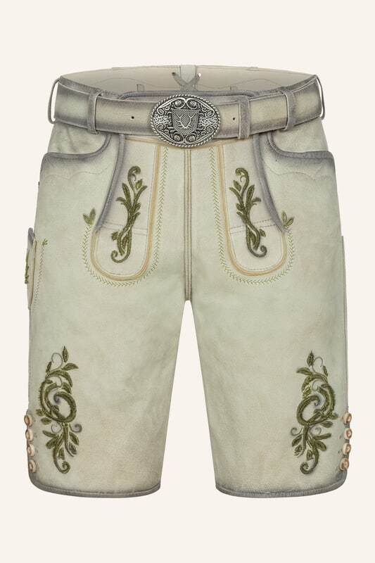 Lederhose Maurus mit Gürtel