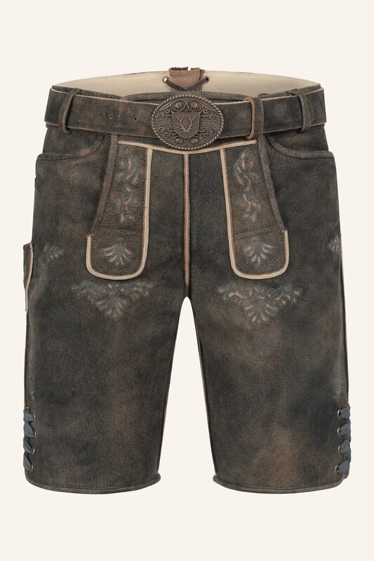 Lederhose Curtis mit Gürtel