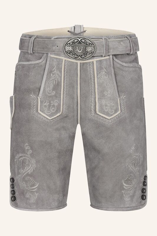 Lederhose Maik mit Gürtel