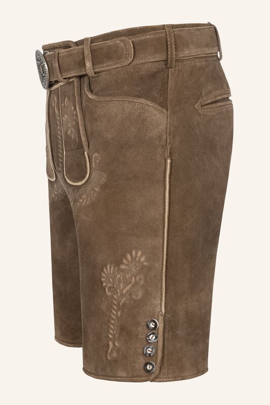 Lederhose Aric mit Gürtel – Bild 5
