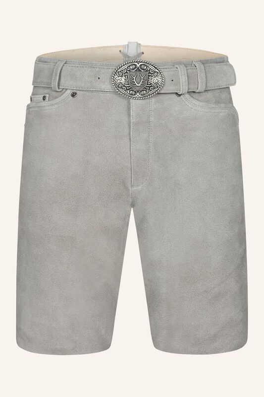 Lederhose Jari mit Gürtel