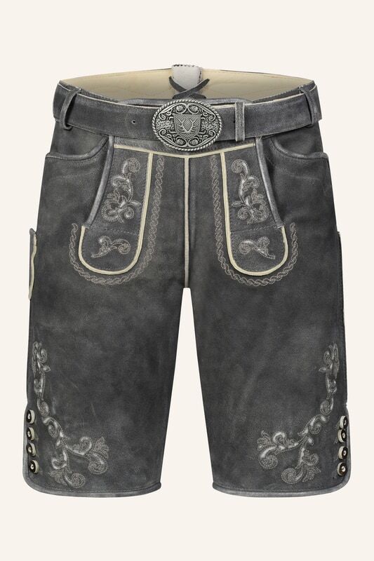 Lederhose Nevi mit Gürtel
