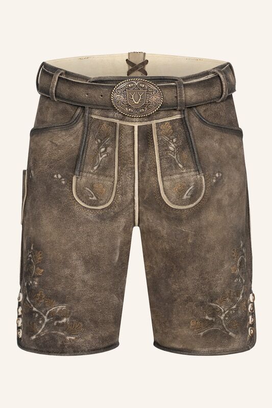 Lederhose Wanja mit Gürtel