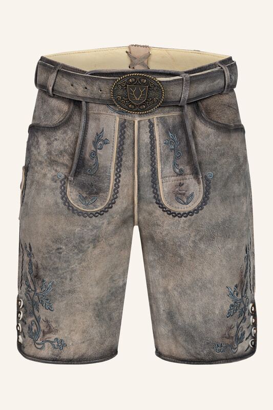 Lederhose Kaelion mit Gürtel