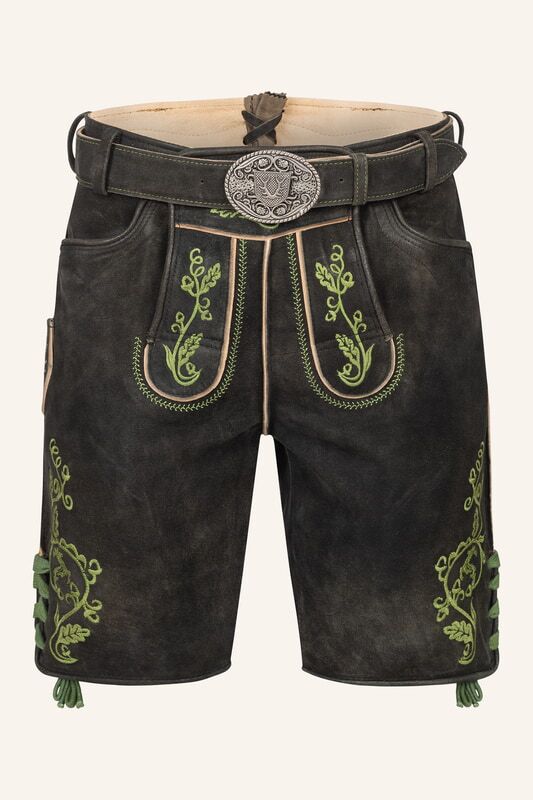 Lederhose Tilo mit Gürtel