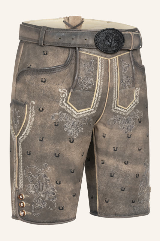 Alternative view of Lederhose Harvey mit Gürtel
