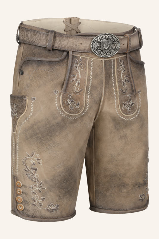 Alternative view of Lederhose Wincent mit Gürtel