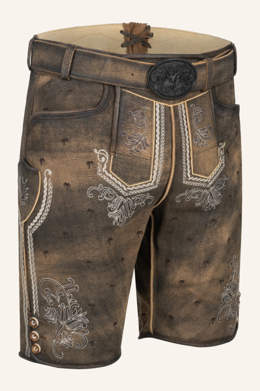 Alternative view of Lederhose Benni mit Gürtel