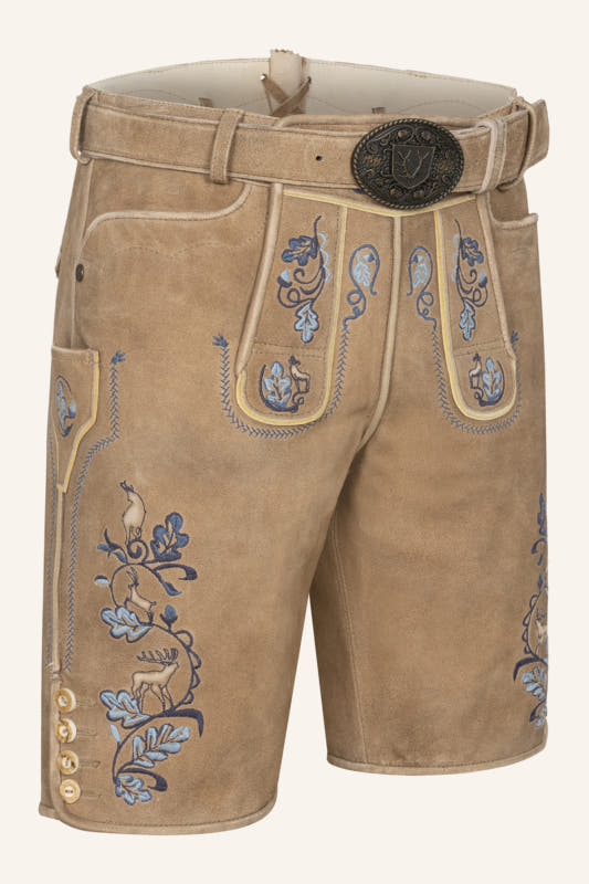 Alternative view of Lederhose Demian mit Gürtel