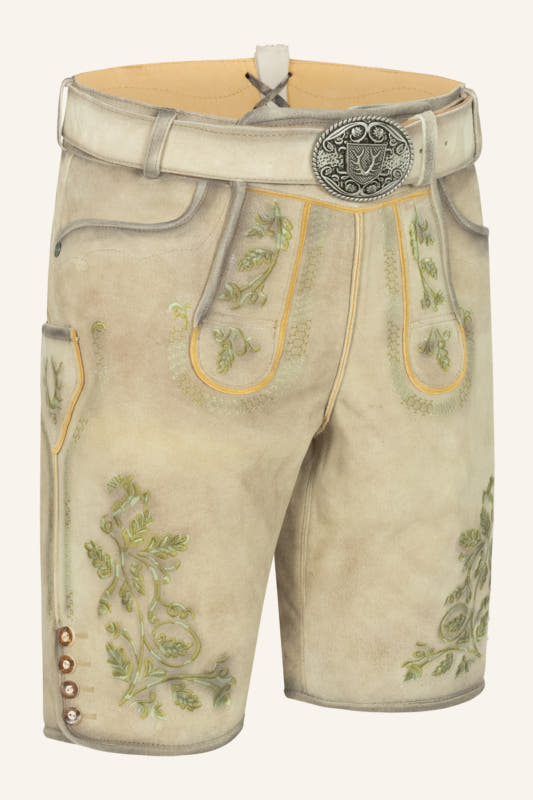 Alternative view of Lederhose Arlo mit Gürtel