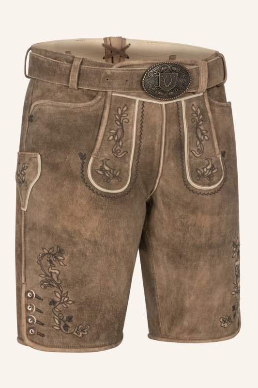 Alternative view of Lederhose Corentin mit Gürtel
