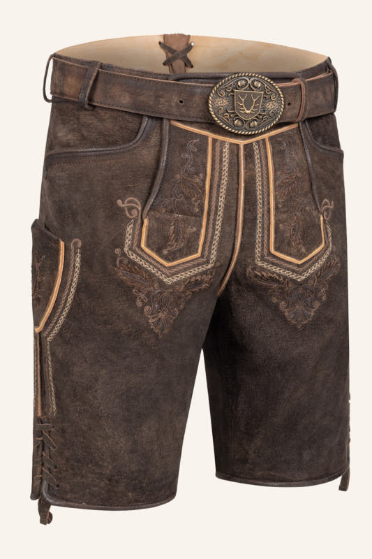 Alternative view of Lederhose Roger mit Gürtel