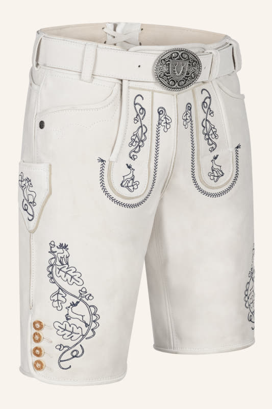 Alternative view of Lederhose Samuele mit Gürtel