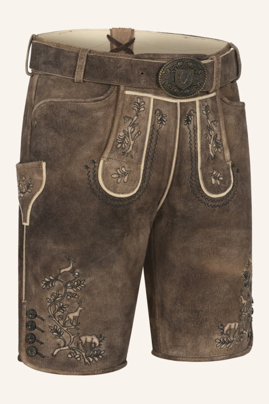 Alternative view of Lederhose Mischa mit Gürtel