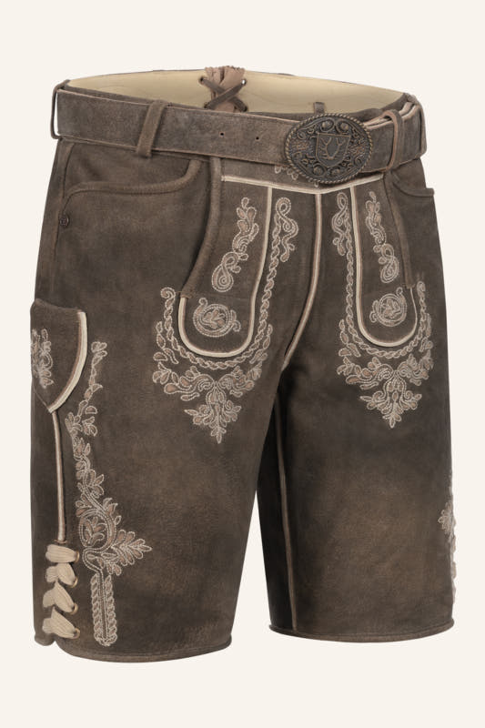 Alternative view of Lederhose Olias mit Gürtel