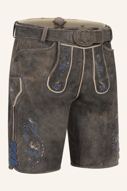 Alternative view of Lederhose Vasili mit Gürtel