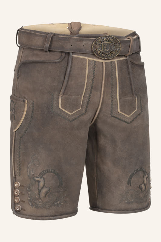 Alternative view of Lederhose Ilian mit Gürtel
