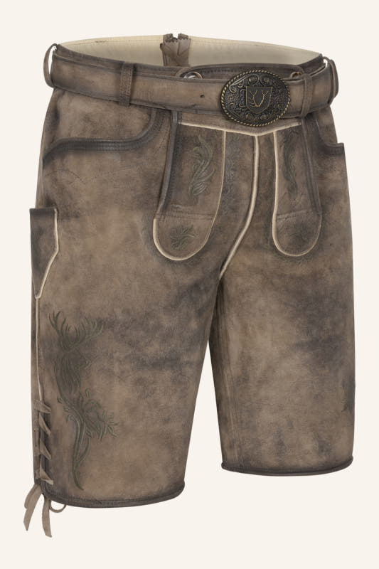 Alternative view of Lederhose Diran mit Gürtel
