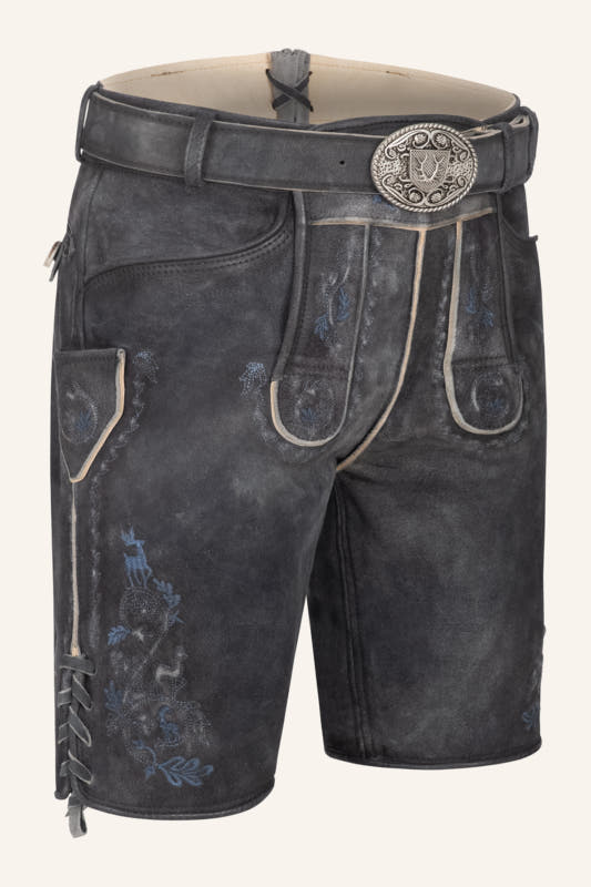 Alternative view of Lederhose Victor mit Gürtel