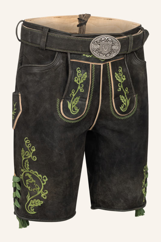 Alternative view of Lederhose Tilo mit Gürtel