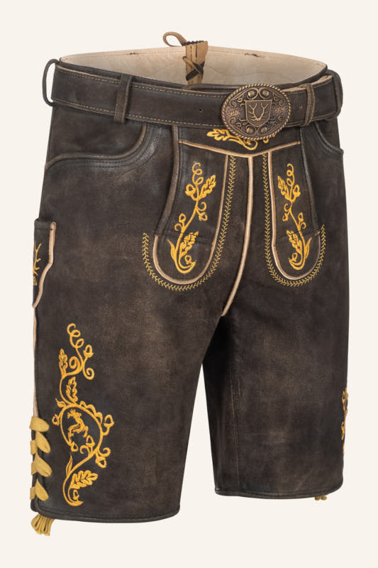 Alternative view of Lederhose Tilo mit Gürtel