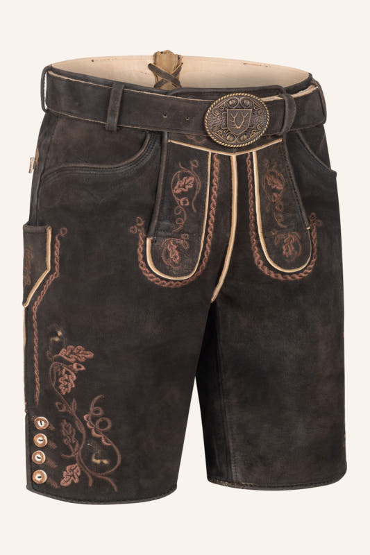 Alternative view of Lederhose Terence mit Gürtel