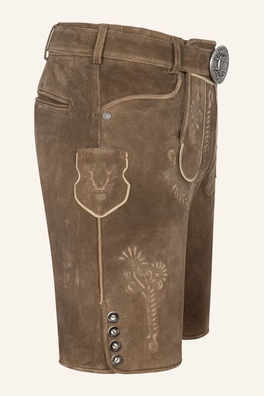 Lederhose Aric mit Gürtel – Bild 3