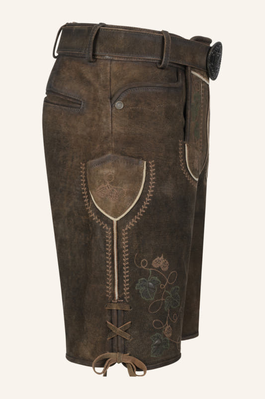 Lederhose Nikolas mit Gürtel – Bild 3