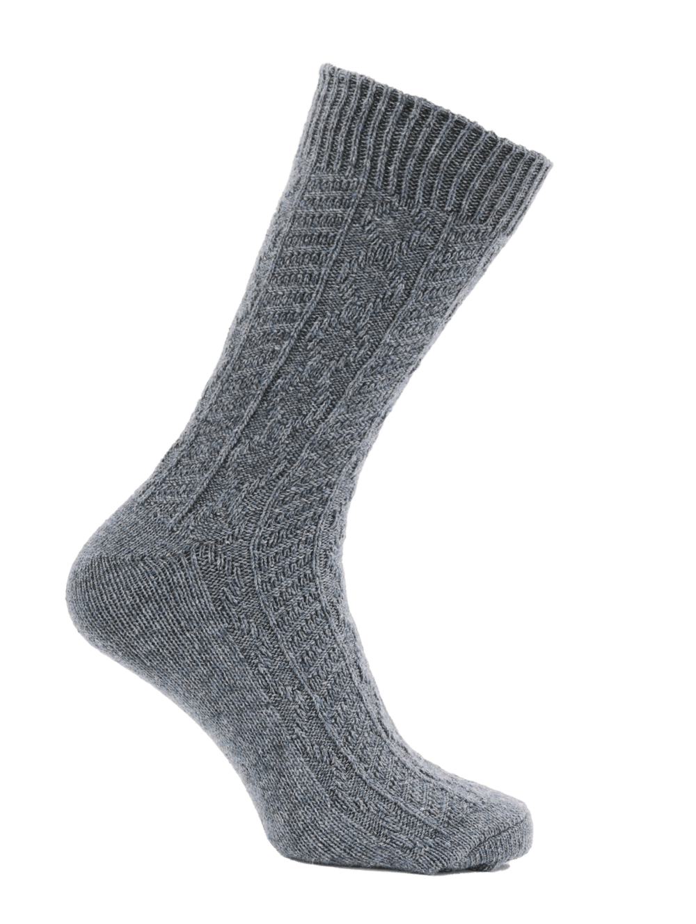 Trachtensocken in dunkelgrau